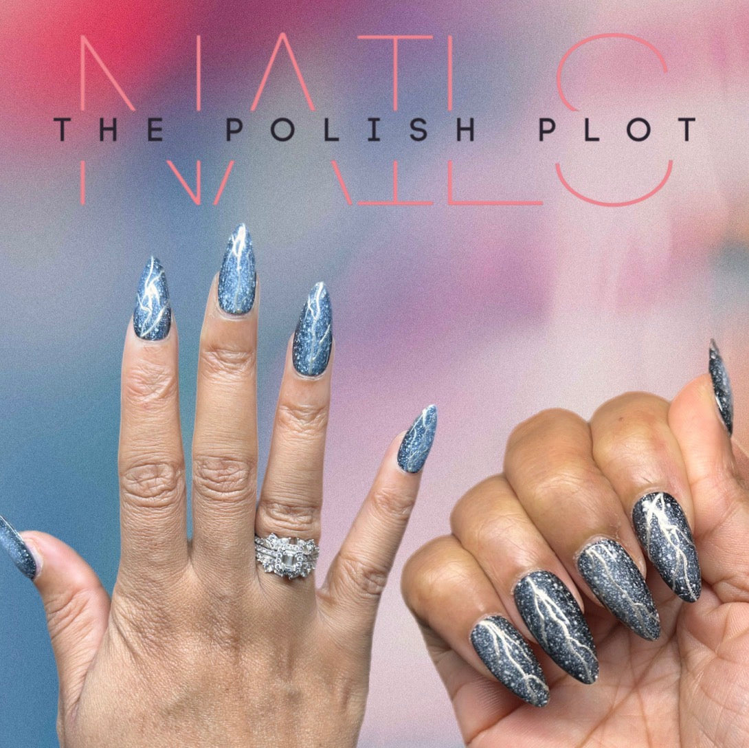 Silver Elite | Fantasy-Inspired Press-On Nails